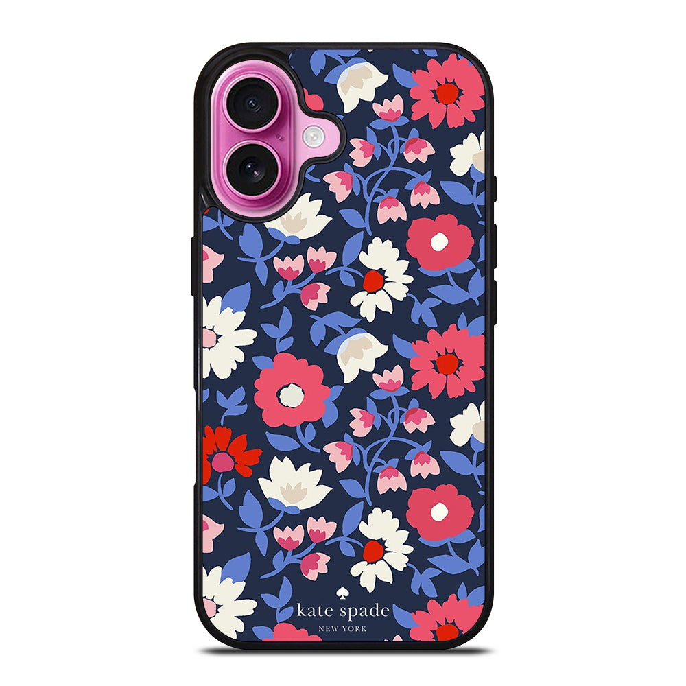 KATE SPADE FLORAL PATTERN iPhone 16 Plus Case Cover casecentro KATE SPADE FLORAL PATTERN iPhone 16 Plus Case Cover casecentro