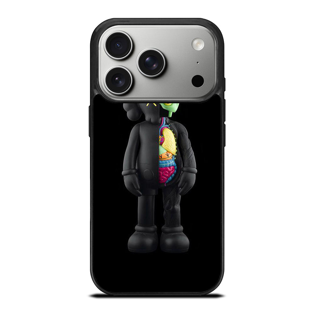KAWS DESIGN BLACK iPhone 17 Pro Case Cover