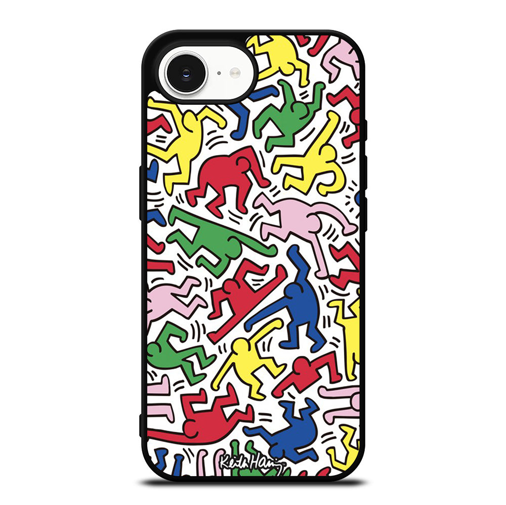 KEITH HARING ART PATTERN iPhone 16e Case Cover