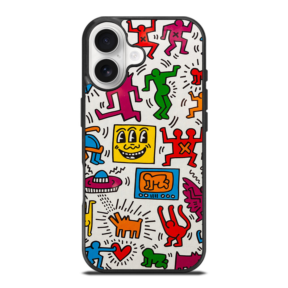 KEITH HARING PATTERN iPhone 17 Case Cover
