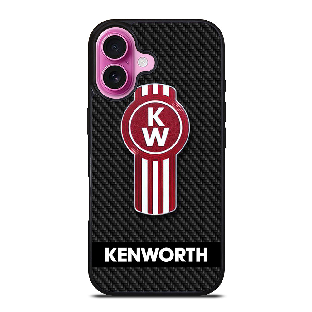 KENWORTH TRUCK CARBON LOGO iPhone 16 Plus Case Cover