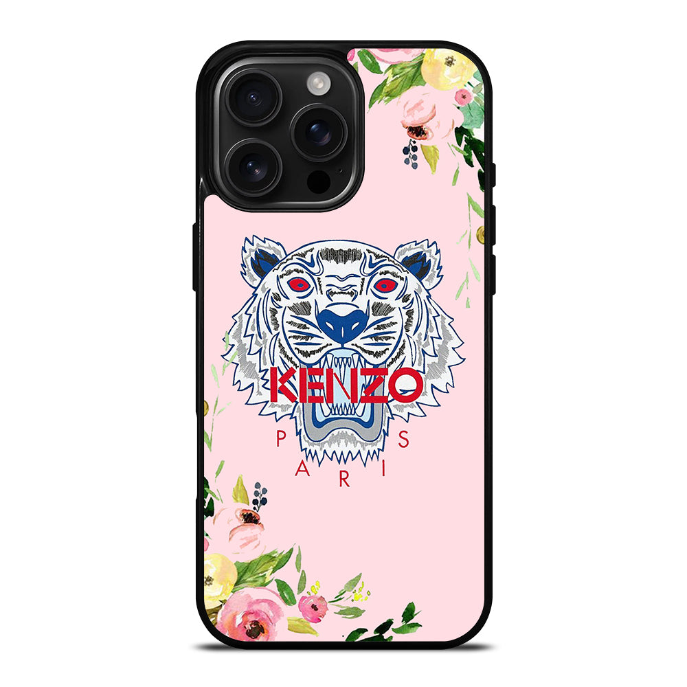 KENZO PARIS FLORAL 2 iPhone 16 Pro Max Case Cover