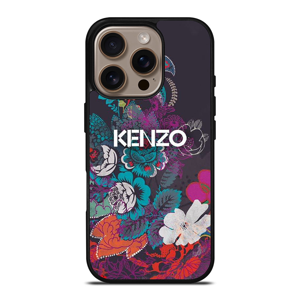 KENZO PARIS FLORAL iPhone 16 Pro Case Cover