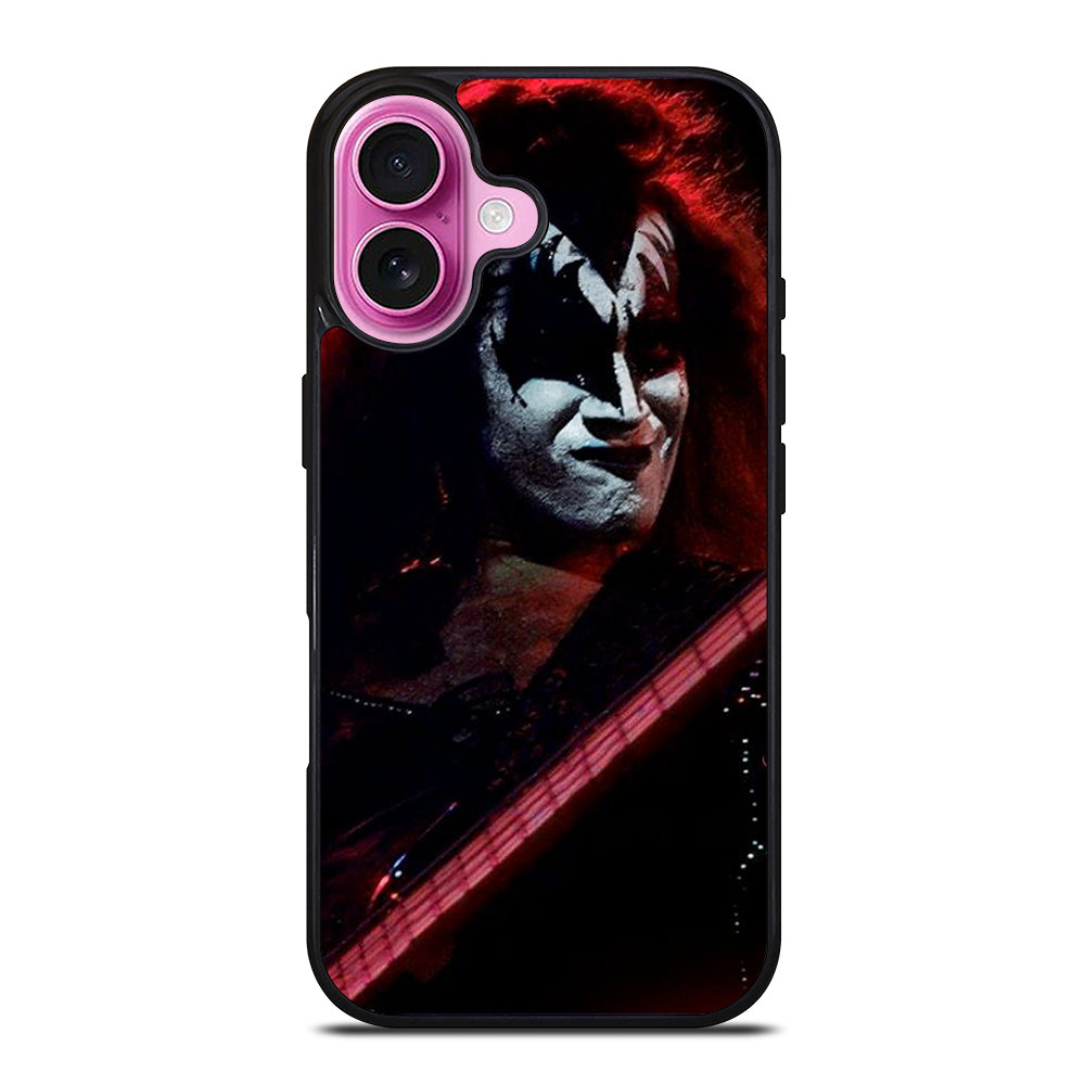 KISS BAND GENE SIMMONS iPhone 16 Plus Case Cover
