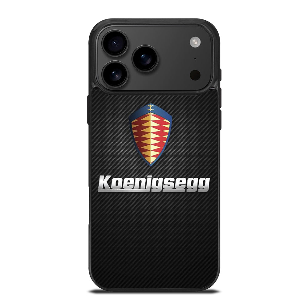 KOENIGSEGG CARBON LOGO iPhone 17 Pro Max Case Cover