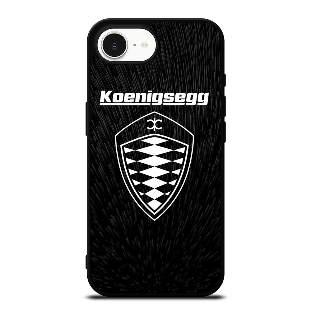 KOENIGSEGG LOGO BLACK iPhone 16e Case Cover