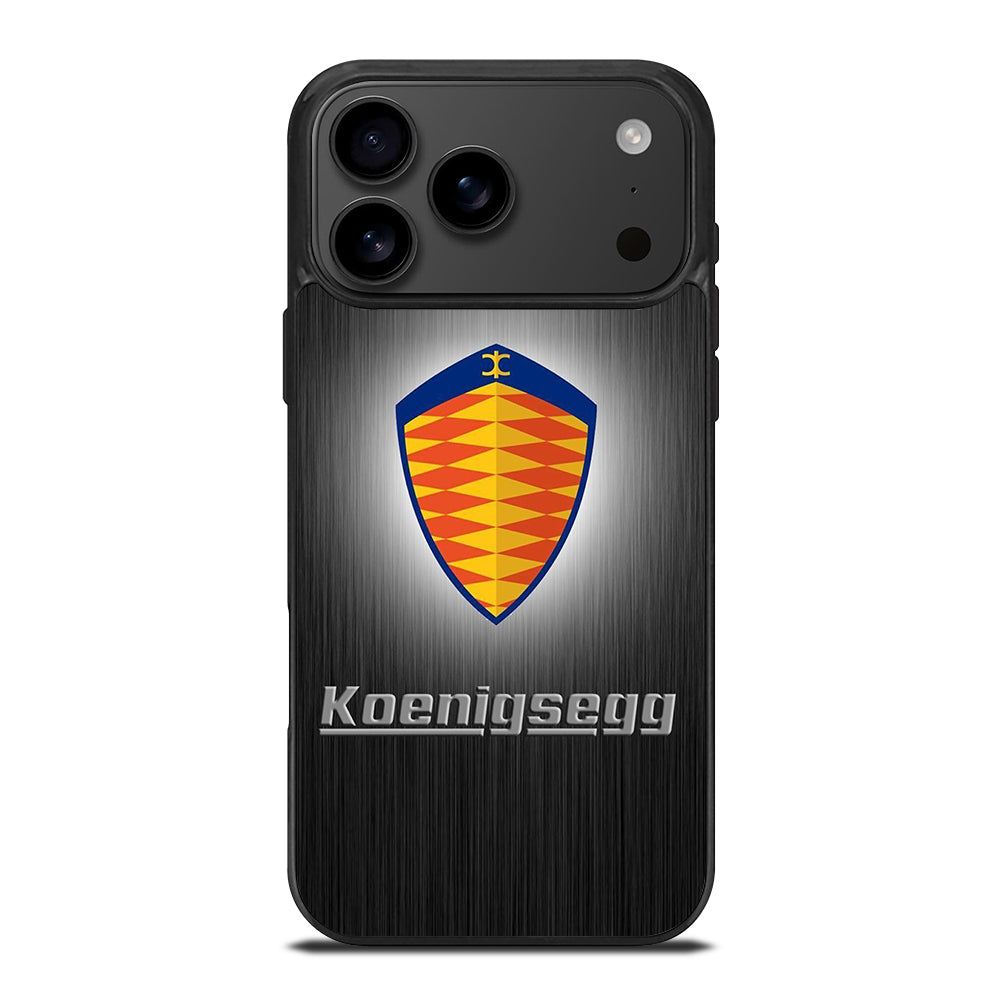 KOENIGSEGG METAL LOGO iPhone 17 Pro Max Case Cover