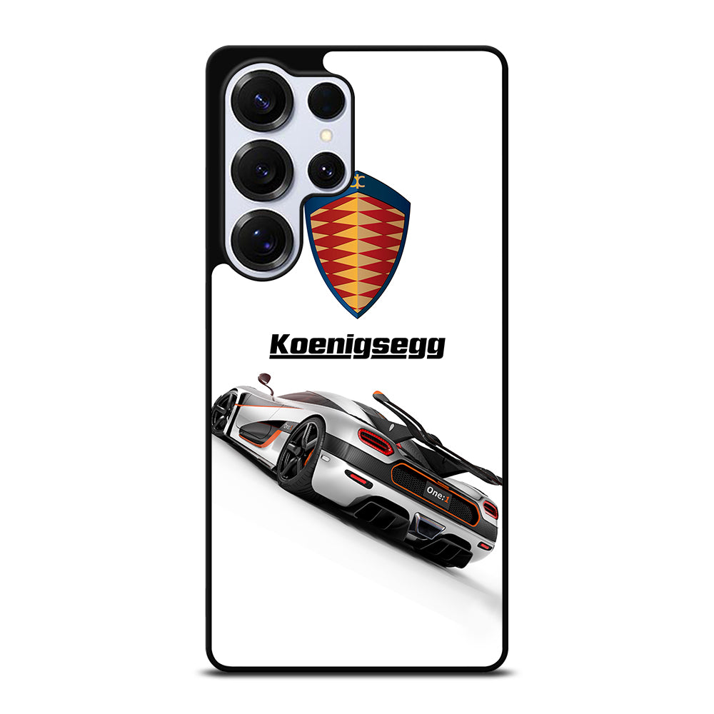 KOENIGSEGG WHITE CAR Samsung Galaxy S25 Ultra Case Cover
