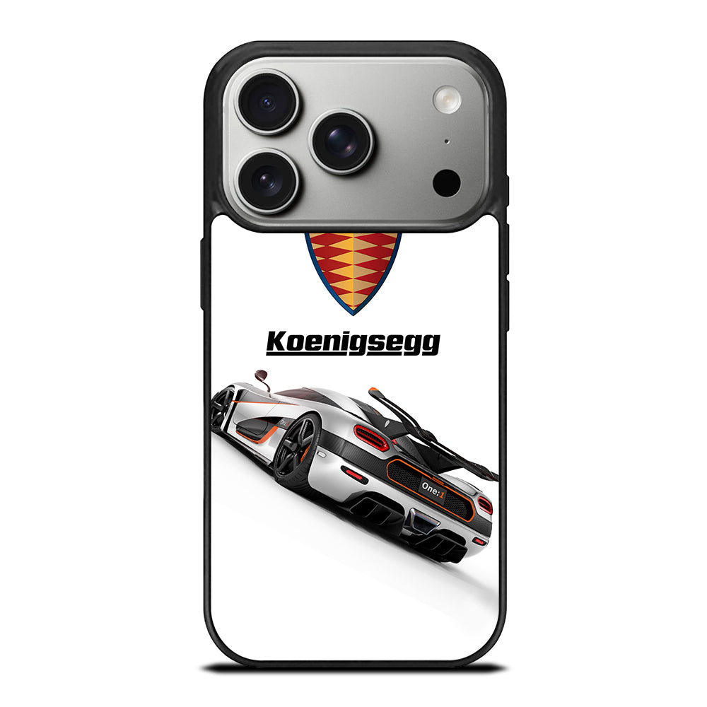 KOENIGSEGG WHITE CAR iPhone 17 Pro Case Cover