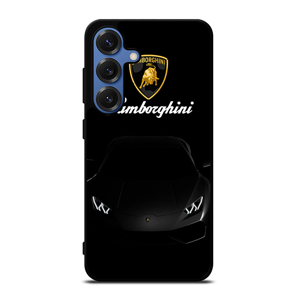 LAMBORGHINI BLACK CAR Samsung Galaxy S25 Case Cover