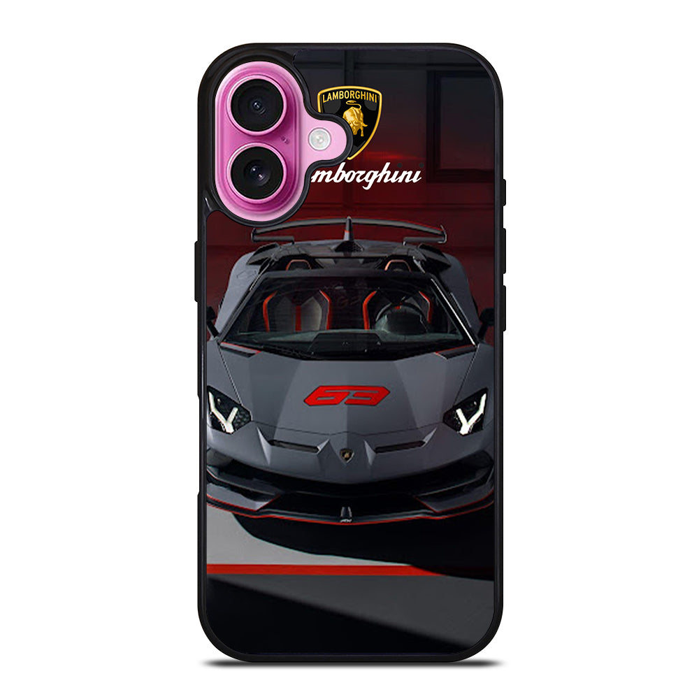 LAMBORGHINI GREY CAR iPhone 16 Plus Case Cover
