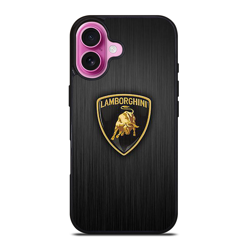 LAMBORGHINI METAL LOGO iPhone 16 Plus Case Cover