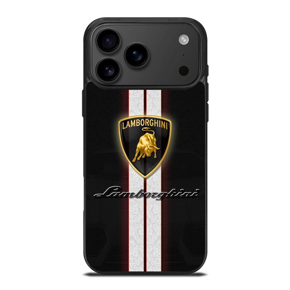 LAMBORGHINI STRIPE LOGO iPhone 17 Pro Max Case Cover