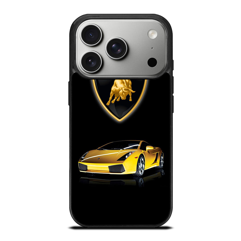 LAMBORGHINI YELLOW CAR LOGO iPhone 17 Pro Case Cover