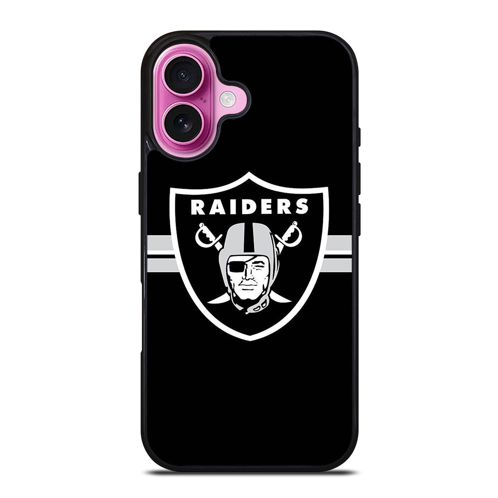 LAS VEGAS RAIDERS NFL LOGO 2 iPhone 16 Plus Case Cover