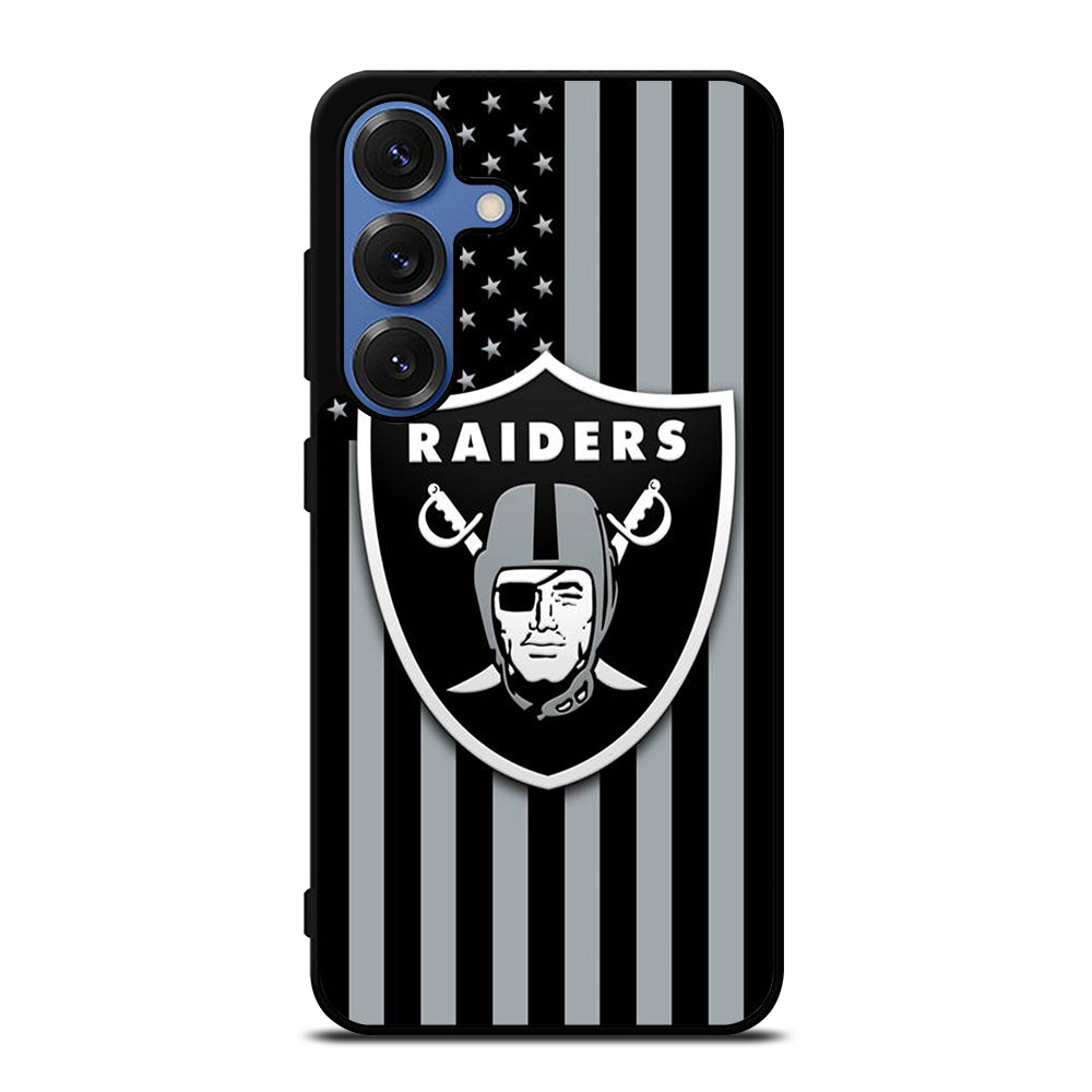 LAS VEGAS RAIDERS NFL LOGO 3 Samsung Galaxy S25 Case Cover