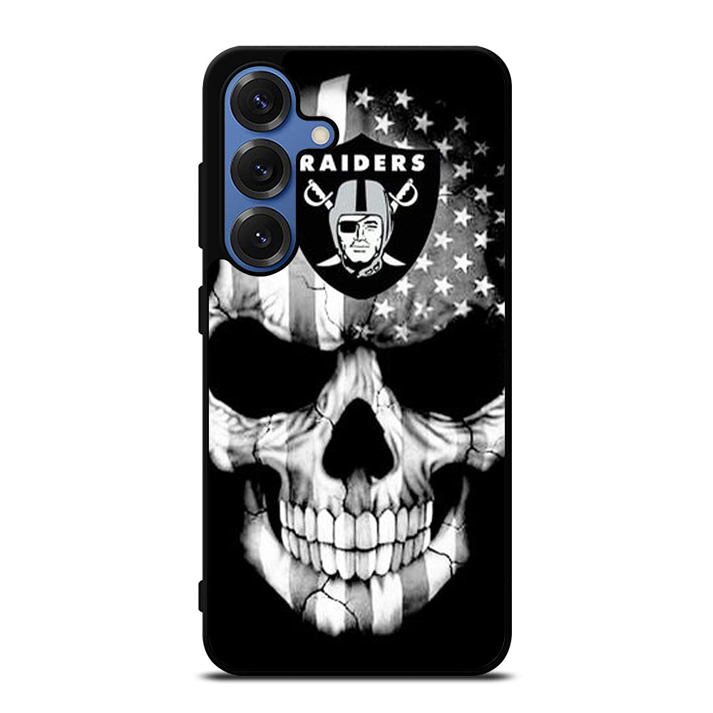 LAS VEGAS RAIDERS SKULL LOGO Samsung Galaxy S25 Case Cover