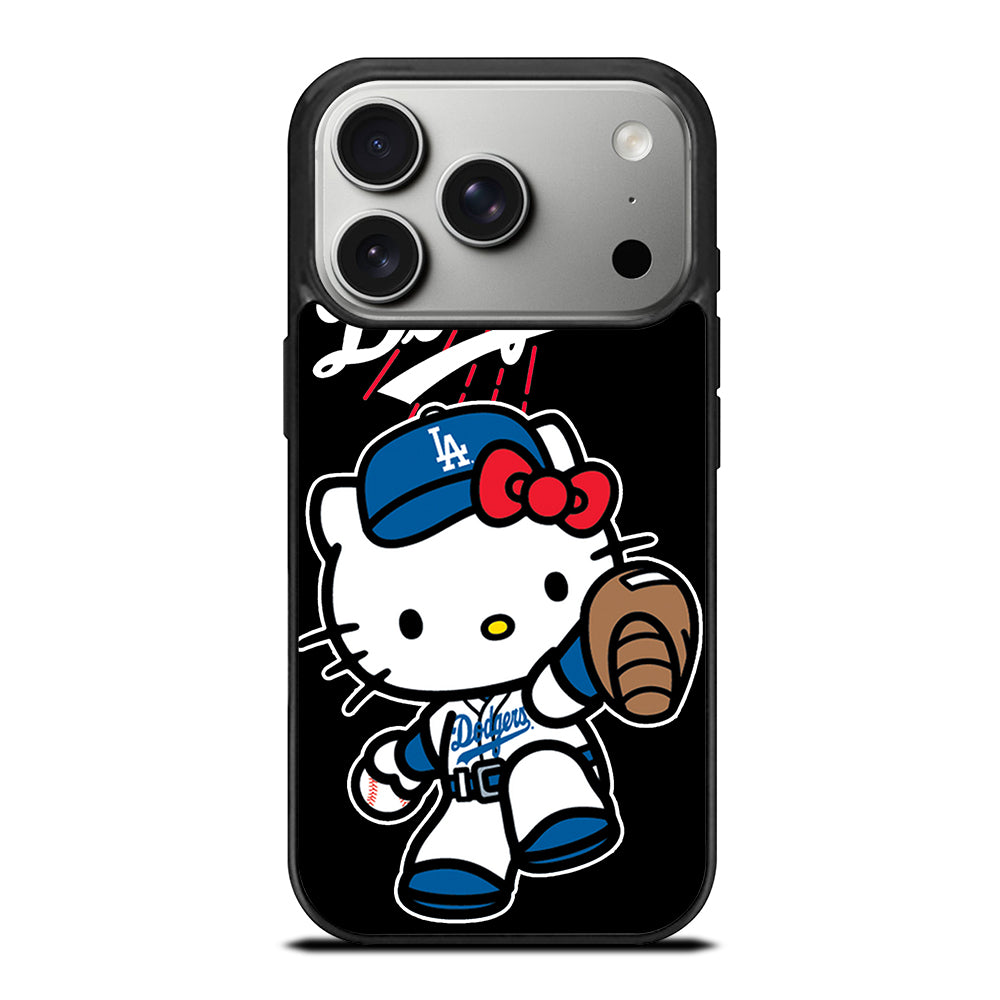 LA DODGERS HELLO KITTY MLB 2 iPhone 17 Pro Case Cover