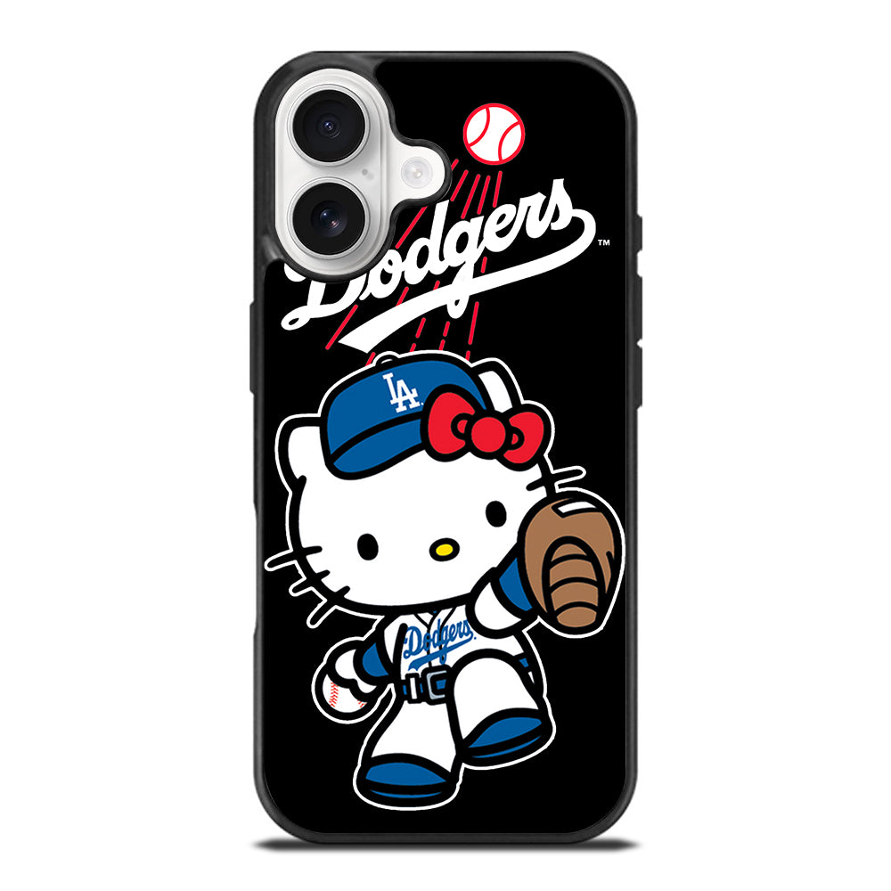 LA DODGERS HELLO KITTY MLB 2 iPhone 17 Case Cover