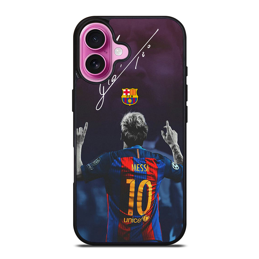 LIONEL MESSI 10 FCB 4 iPhone 16 Plus Case Cover