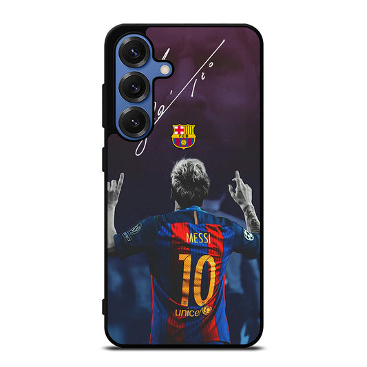 LIONEL MESSI 10 FCB 4 Samsung Galaxy S25 Case Cover