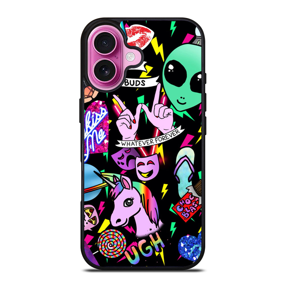 LISA FRANK COLLAGE iPhone 16 Plus Case Cover