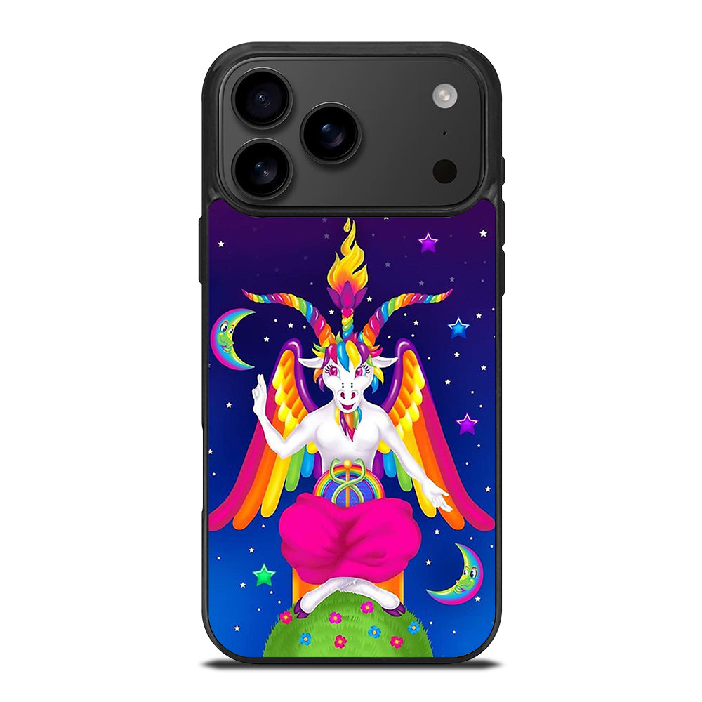 LISA FRANK RAINBOW BAPHOMET iPhone 17 Pro Max Case Cover