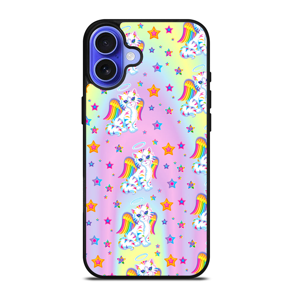 LISA FRANK RAINBOW CAT iPhone 16 Case Cover casecentro LISA FRANK RAINBOW CAT iPhone 16 Case Cover casecentro