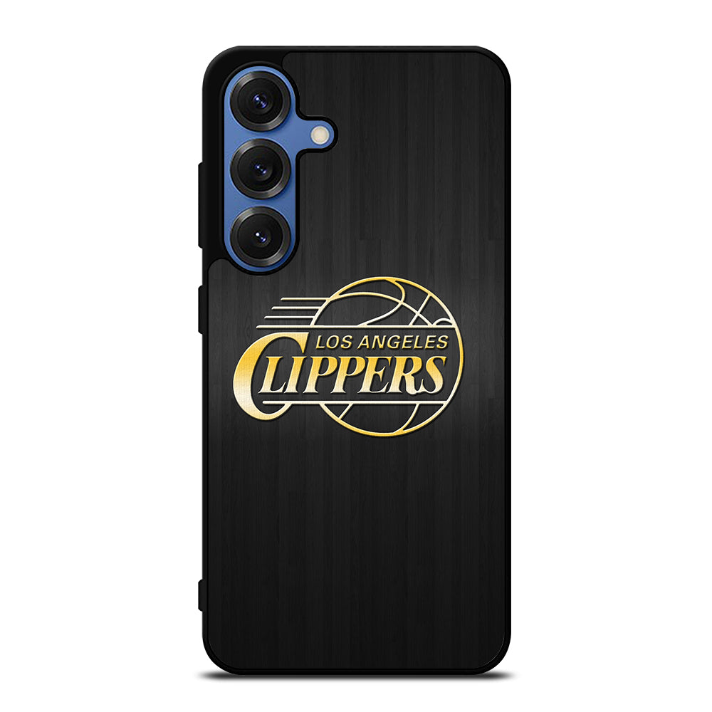 LOS ANGELES CLIPPERS WOODEN GOLD Samsung Galaxy S25 Case Cover