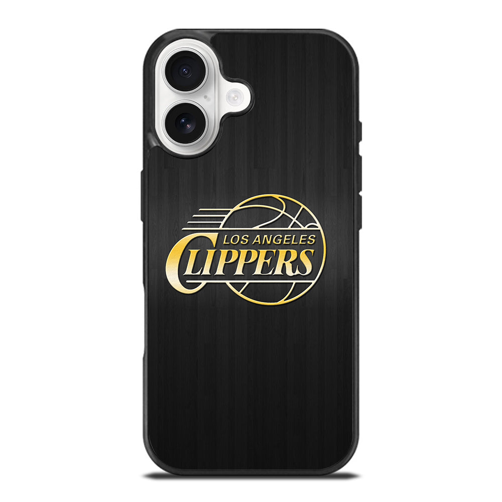 LOS ANGELES CLIPPERS WOODEN GOLD iPhone 17 Case Cover