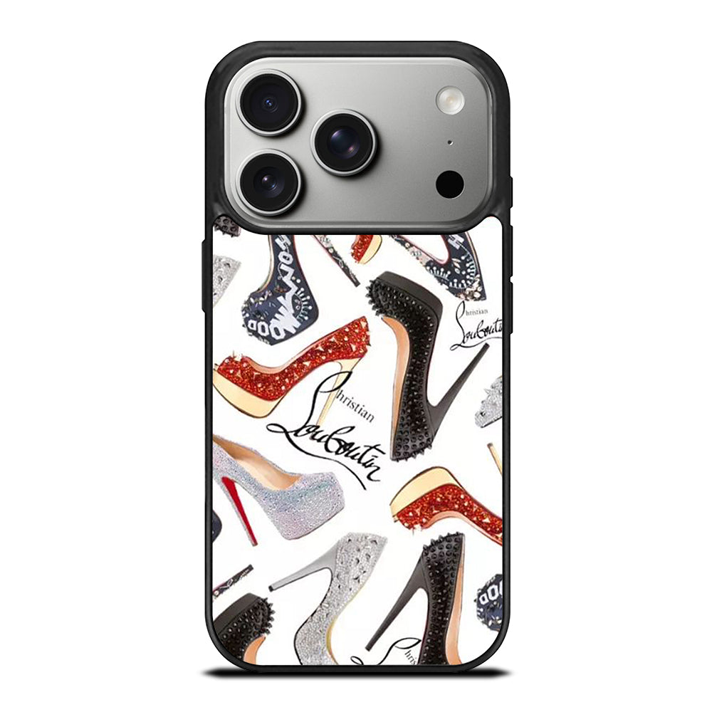 LOUBOUTIN LOGO PATTERN iPhone 17 Pro Case Cover
