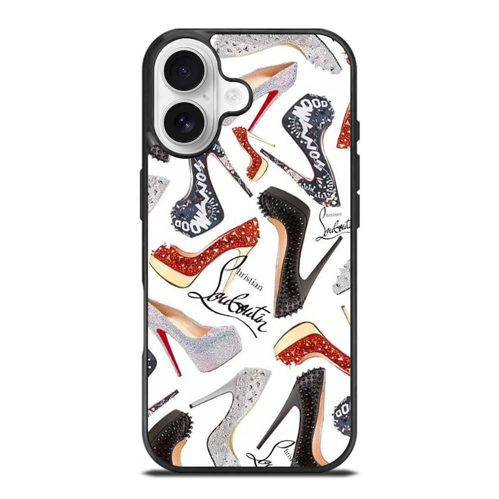 LOUBOUTIN LOGO PATTERN iPhone 17 Case Cover