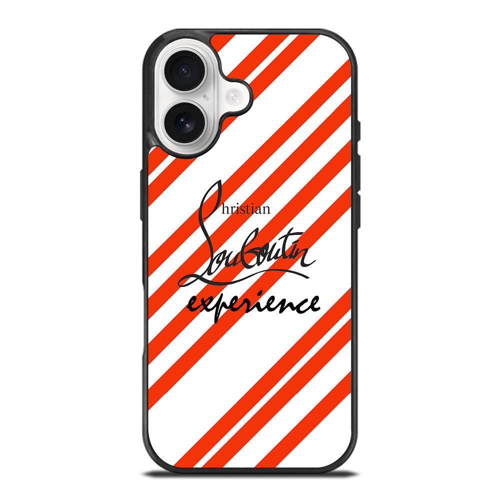 LOUBOUTIN LOGO STRIPE iPhone 17 Case Cover