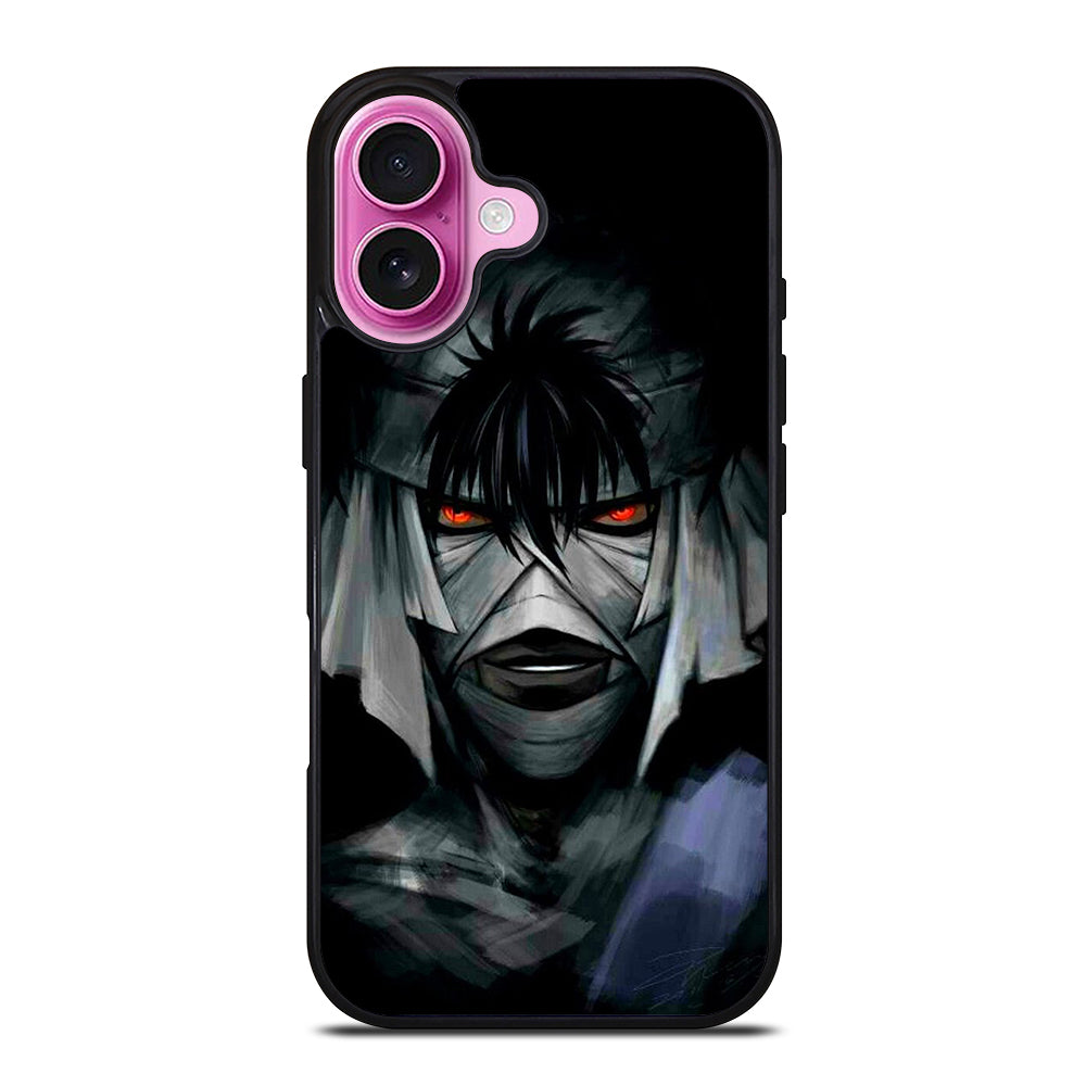 MAKOTO SAMURAI X RUROUNI KENSHIN FACE iPhone 16 Plus Case Cover