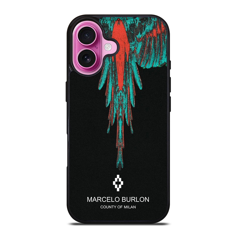 MARCELO BURLON BIRD 2 iPhone 16 Plus Case Cover