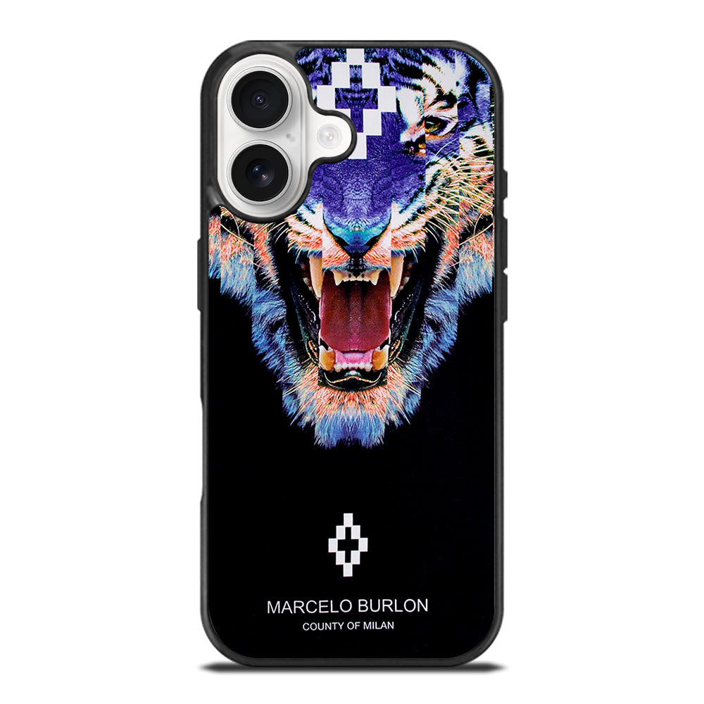 MARCELO BURLON BLUE LION iPhone 17 Case Cover