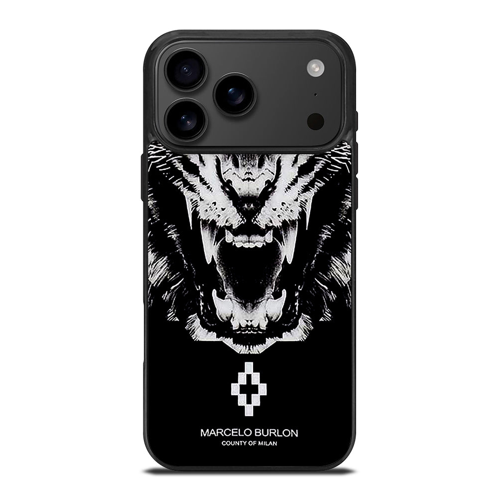 MARCELO BURLON WHITE LION iPhone 17 Pro Max Case Cover