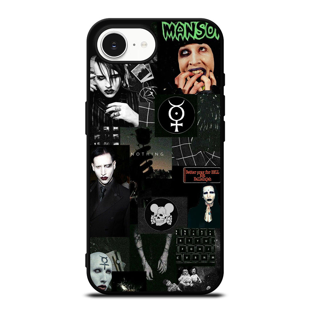 MARILYN MANSON COLLAGE iPhone 16e Case Cover
