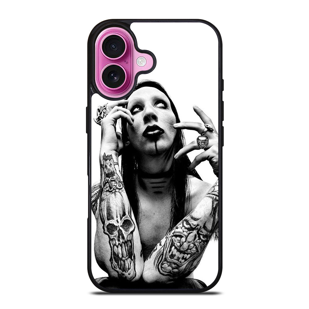 MARILYN MANSON SINGER iPhone 16 Plus Case Cover