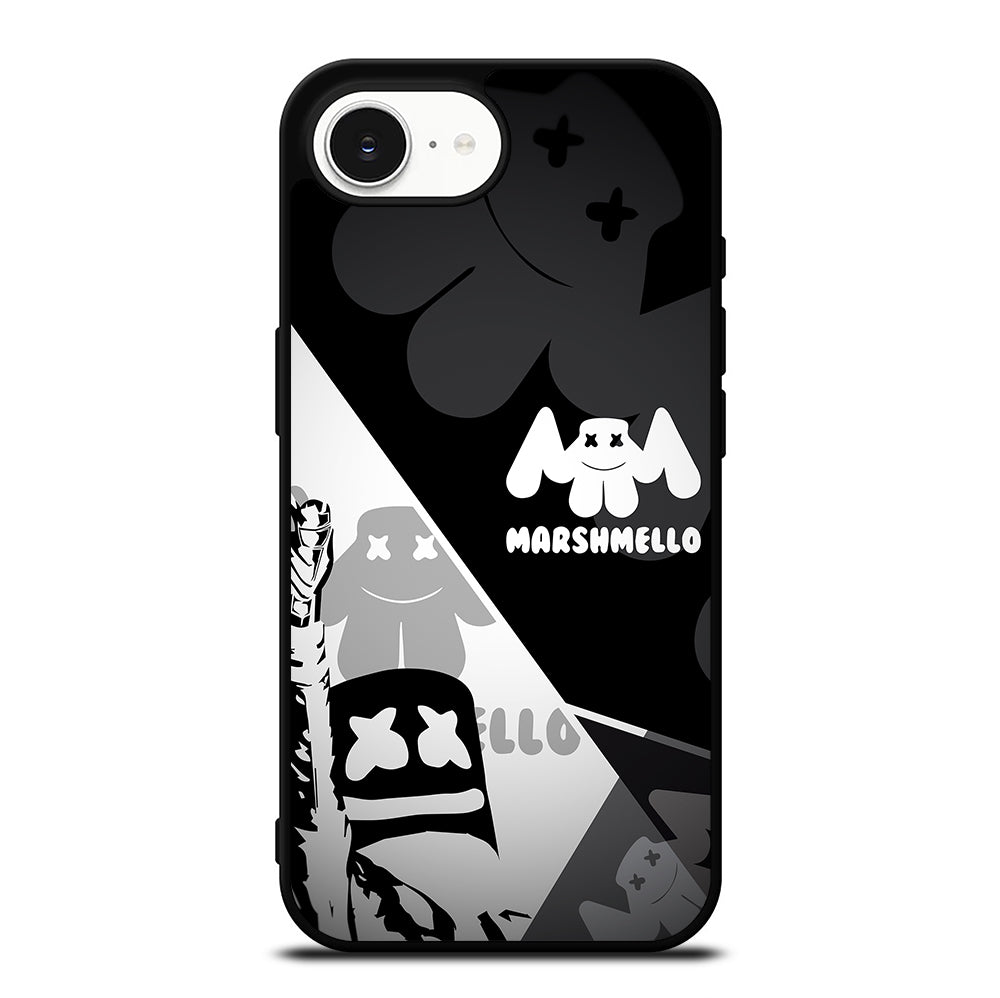 MARSHMELLO BLACK WHITE iPhone 16e Case Cover