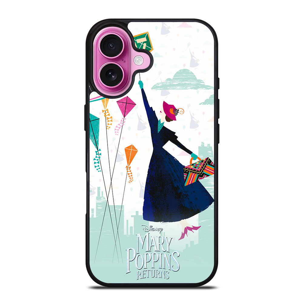 MARY POPPINS ART DISNEY iPhone 16 Plus Case Cover