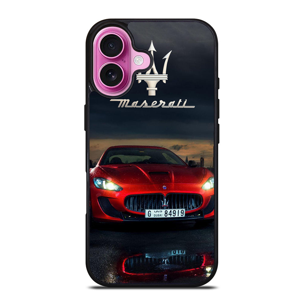 MASERATI RED CAR iPhone 16 Plus Case Cover