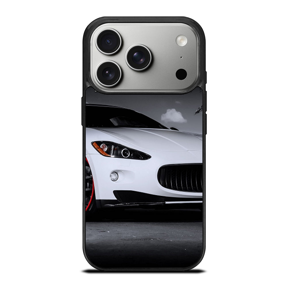 MASERATI WHITE CAR iPhone 17 Pro Case Cover