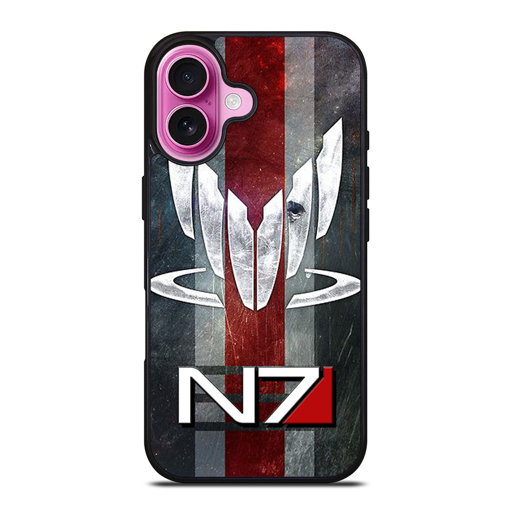MASS EFFECT N7 LOGO STRIPE iPhone 16 Plus Case Cover