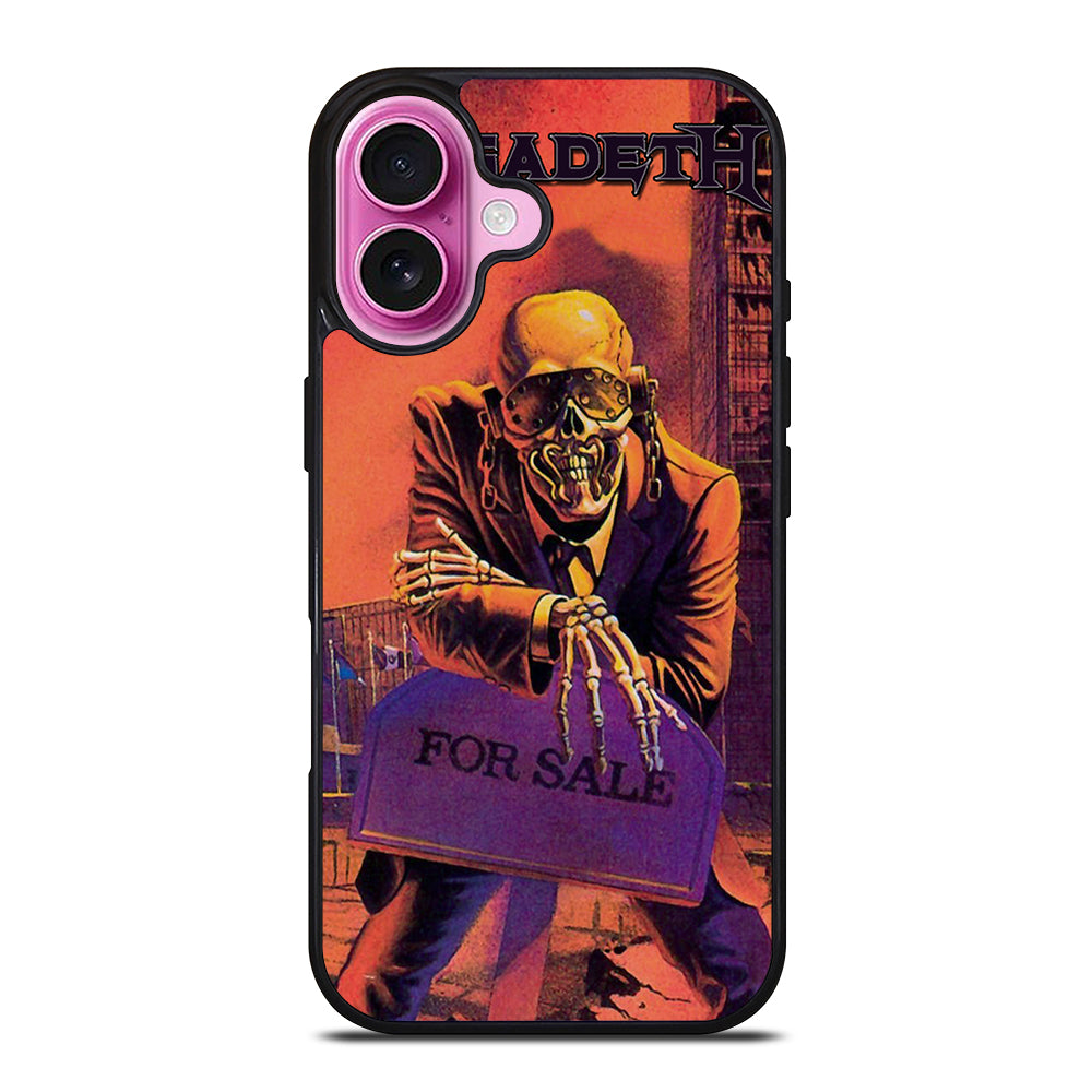 MEGADETH ROCK BAND iPhone 16 Plus Case Cover