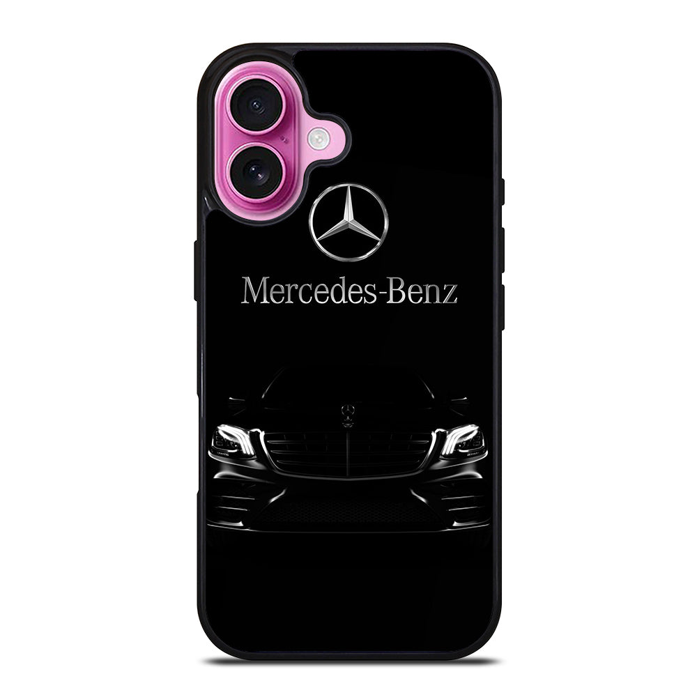 MERCEDES BENZ BLACK CAR iPhone 16 Plus Case Cover