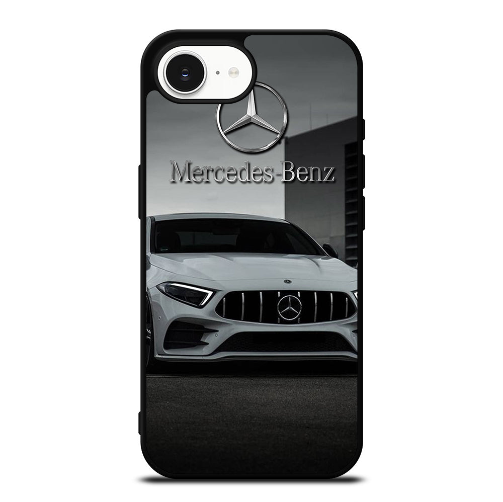 MERCEDES BENZ WHITE CAR iPhone 16e Case Cover