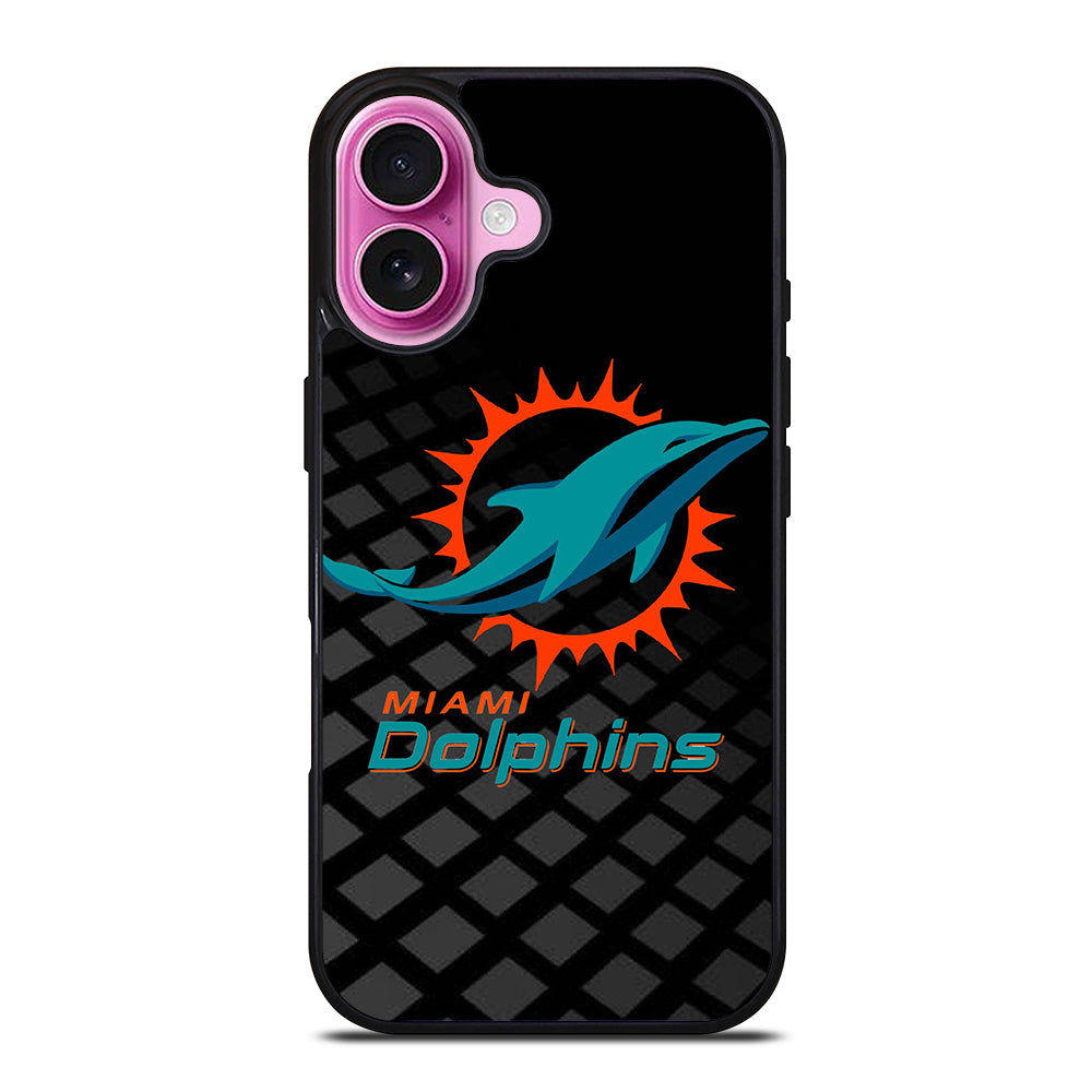 MIAMI DOLPHINS NFL LOGO 1 iPhone 16 Plus Case Cover