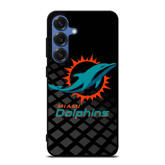 MIAMI DOLPHINS NFL LOGO 1 Samsung Galaxy S25 Case Cover