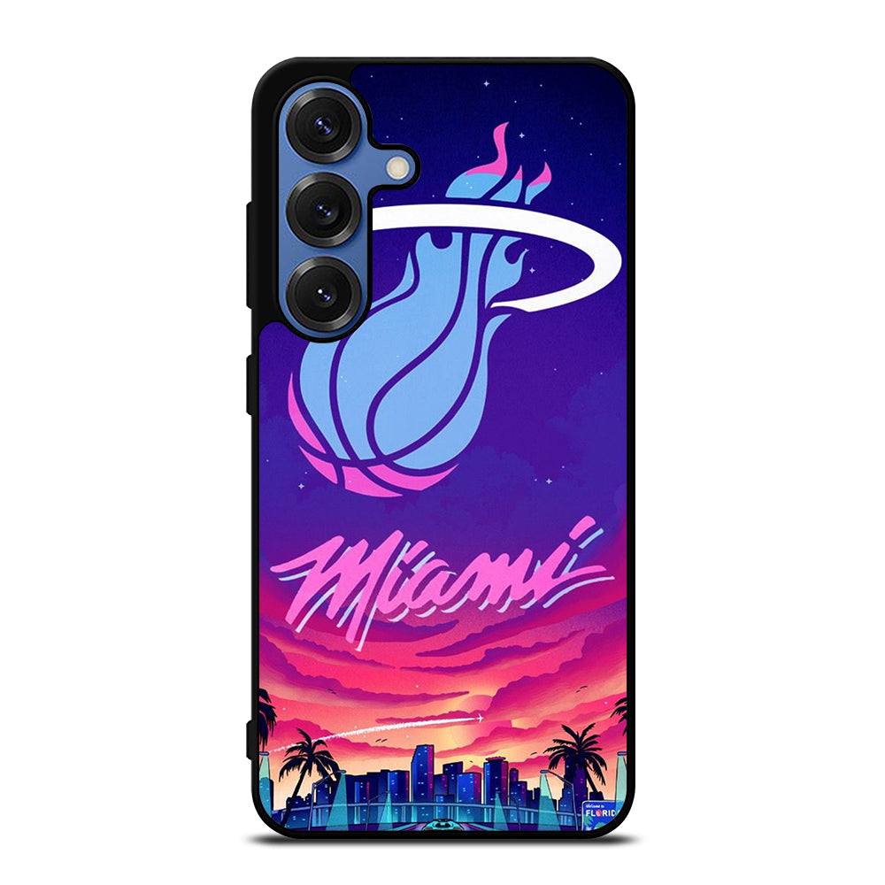 MIAMI HEAT NBA TEAM LOGO 2 Samsung Galaxy S25 Case Cover